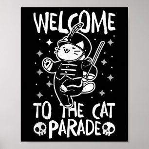 Affiche Bienvenue À La Parade Des Chats
