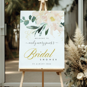 AFFICHE BIENVENUE À LA RÉCEPTION DE MARIAGE À L'AQUARELLE