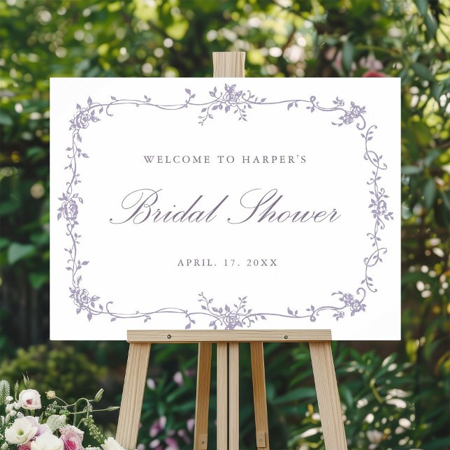 Affiche Bienvenue à la réception de mariage champêtre lava (Créateur téléchargé)