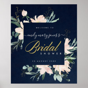 AFFICHE BIENVENUE À LA SOIRÉE DE PRÉSENTATION DE LA MARIÉE