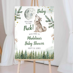 Affiche Bienvenue à l'Affiche de bienvenue Pack Forest Wol