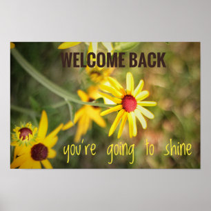Affiche Bienvenue à l'affiche de retour à l'école