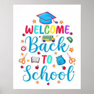 Affiche Bienvenue À L'École
