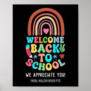 Affiche Bienvenue à l'école - Bright & Fun Classroom