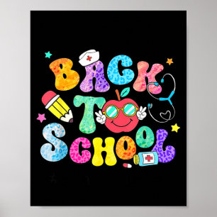 Affiche Bienvenue à l'infirmière scolaire pour la rentrée 