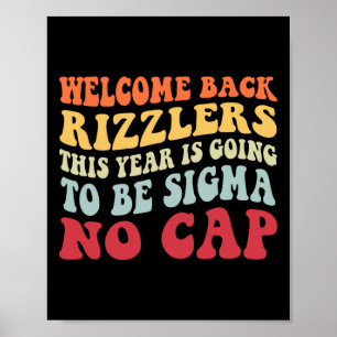 Affiche Bienvenue à nouveau Rizzlers Cette année va être S