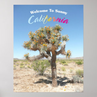 Affiche Bienvenue À Sunny California