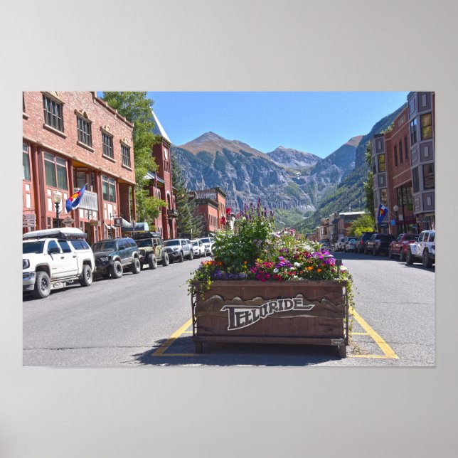 Affiche Bienvenue à Telluride, Colorado (Devant)