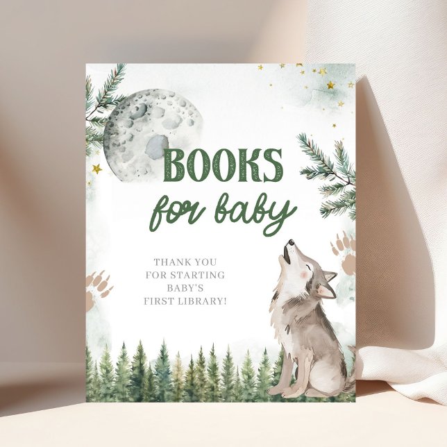 Affiche Bienvenue à The Pack Forest Wolf Books pour bébé (Créateur téléchargé)
