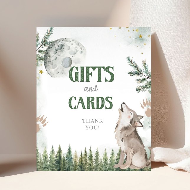 Affiche Bienvenue à The Pack Forest Wolf Cartes et Cadeaux (Créateur téléchargé)
