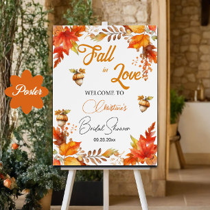 Affiche Bienvenue à une Baby Shower Bohème Florale Amoureu