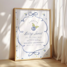 Bienvenue à une Baby Shower Someone Berry Sweet Bl