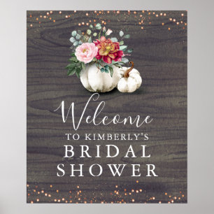 Affiche Bienvenue à une réception de mariage avec des citr