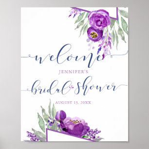 Affiche Bienvenue à une réception de mariage rustique lava