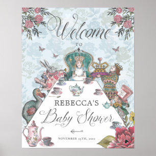 Affiche Bienvenue Alice aux thé dansant pour bébé dans Won