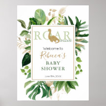 Bienvenue au Baby shower de Dinosaur de Brotosaure