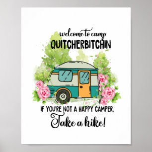 Affiche Bienvenue Au Camp Quitcherbitchin Mug