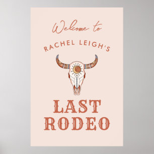 Affiche Bienvenue au dernier rodéo de la cowgirl du désert