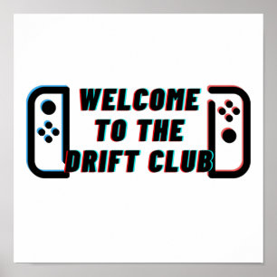 Affiche Bienvenue Au Drift Club