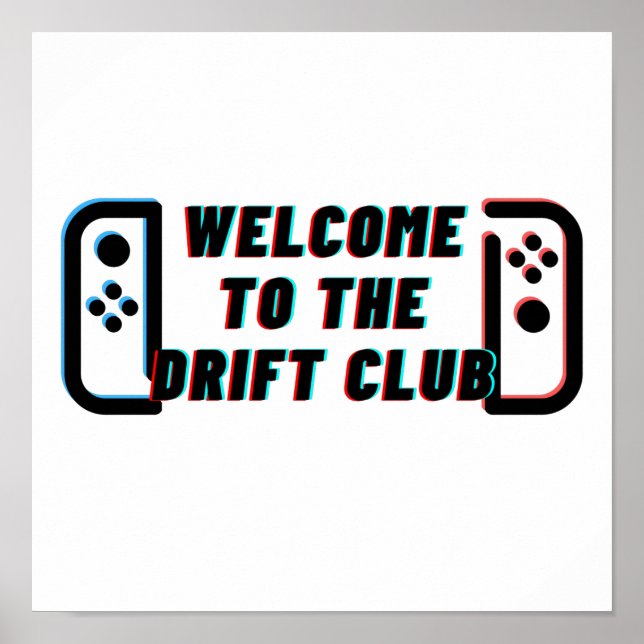Affiche Bienvenue Au Drift Club (Devant)