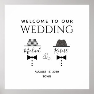 Affiche Bienvenue au mariage gay