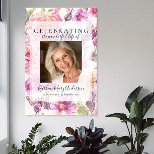 Affiche Bienvenue au Mémorial Floral