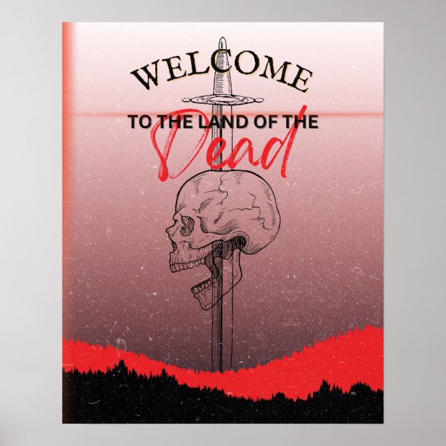 Affiche Bienvenue au pays des morts (Devant)