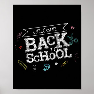 Affiche Bienvenue au retour à l'école