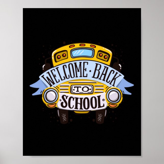 Affiche Bienvenue au retour à l'école (Devant)