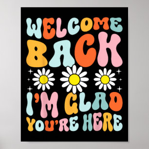 Affiche Bienvenue Ck Je Suis Heureux Que Vous Soyez Ici Pr