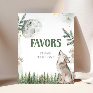 Affiche Bienvenue dans le Pack Forest Wolf