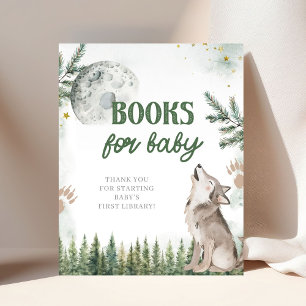 Affiche Bienvenue dans le Pack Forest Wolf Books for Baby