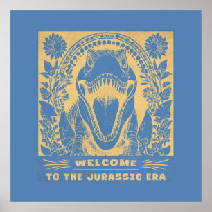 Affiche Bienvenue dans l'ère jurassique – Dinosaure