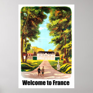 Affiche Bienvenue en France