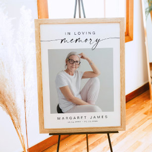 Affiche Bienvenue mémorial de photo Boho BLAIR