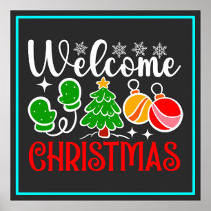 Affiche Bienvenue Noël