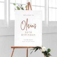 Bienvenue pour votre 30e anniversaire écrit à la m