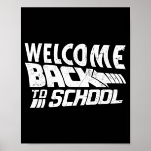 Affiche Bienvenue Retour à l'école Premier jour enseignant