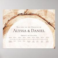 Bienvenue Rustique Mariage Custom Ordre des événem