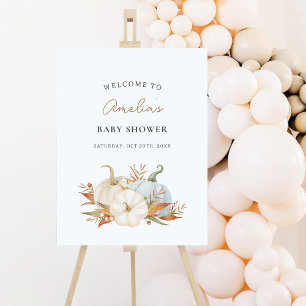 Affiche Bienvenue sur l'affiche de la Baby Shower Little P