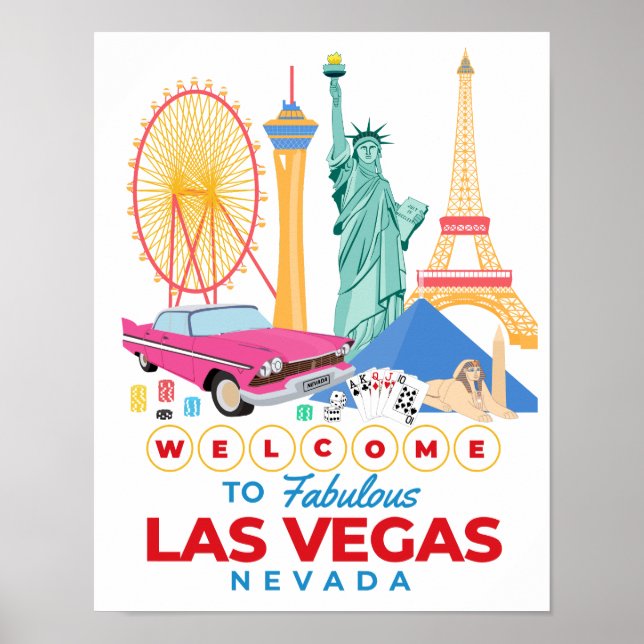 Affiche Bienvenue sur l'affiche de Las Vegas Fabuleuse (Devant)