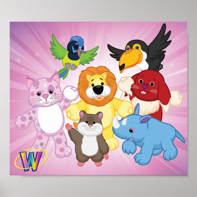 Affiche Bienvenue sur Webkinz ! (Devant)