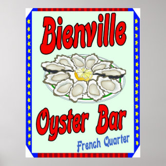 Affiche Bienville Oyster Bar