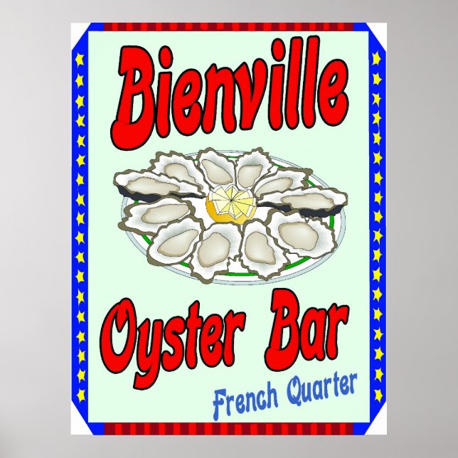 Affiche Bienville Oyster Bar (Devant)