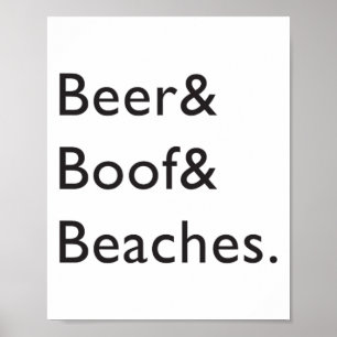 Affiche Bière Et Boof Et Plages Brett Kavanaugh Ampersan