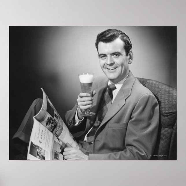 Affiche Bière froide (Devant)