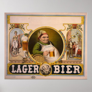 Affiche Bière Lager