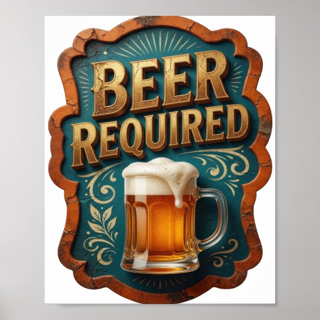 AFFICHE BIÈRE SPIRITUELLE REQUIS (Devant)
