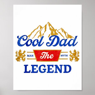 Affiche Bières Cool Dad La Légende