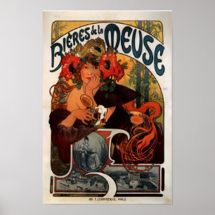 Affiche Bieres De La Meuse